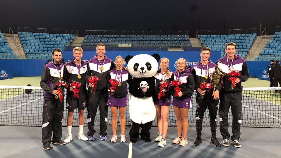 Loughborough Tennis win in China